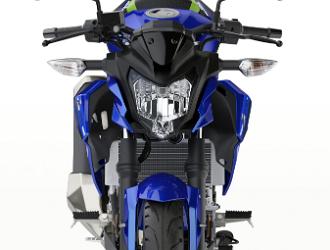 Candy Plasma Blue Kawasaki Kawasaki Z125 Data Cuts Front